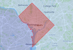 Area Code 771 Map