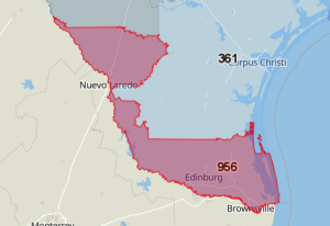 Area Code 956 Map