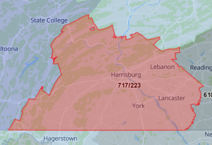 Area Code 717 Map